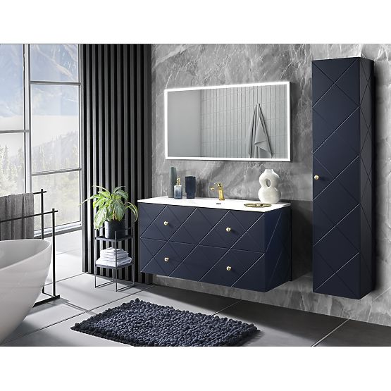 Lavabo per mobili a due camere 120 cm