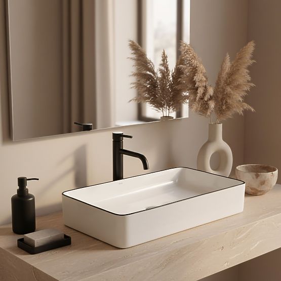 Lavabo senza tempo Denis Black Edge