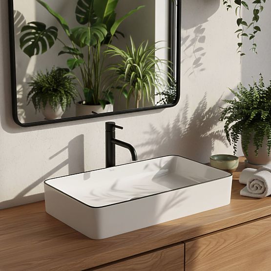 Lavabo senza tempo Denis Black Edge
