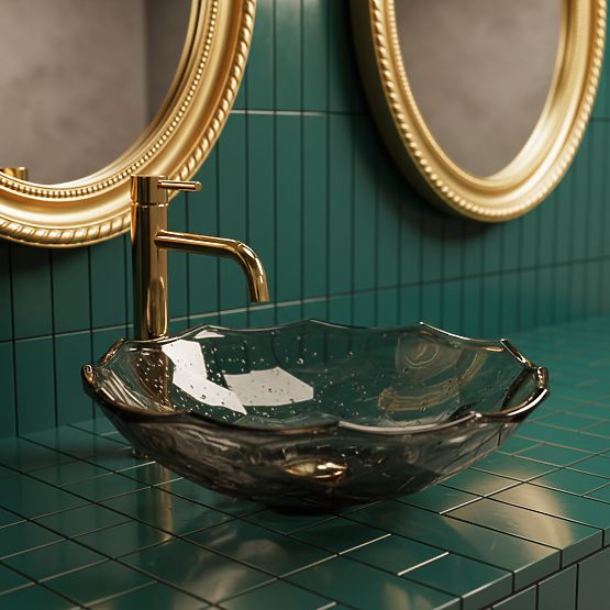 Lavabo senza tempo REA ARCTIC BLACK