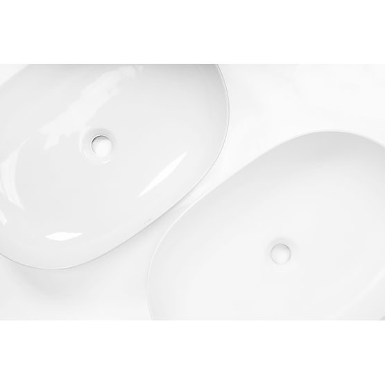 Lavabo senza tempo Rea CLEO 61 WHITE MATT