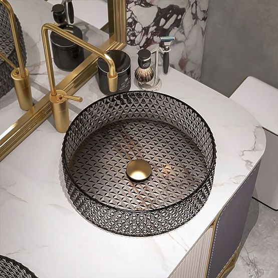 Lavabo senza tempo Rea Cristal Grey 39