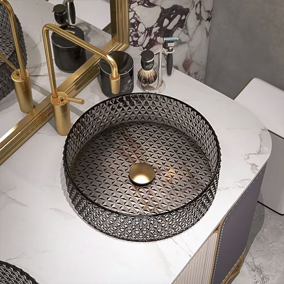 Lavabo senza tempo Rea Cristal Grey 39