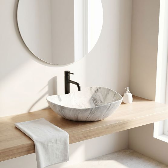 Lavabo senza tempo Rea Dora Stone