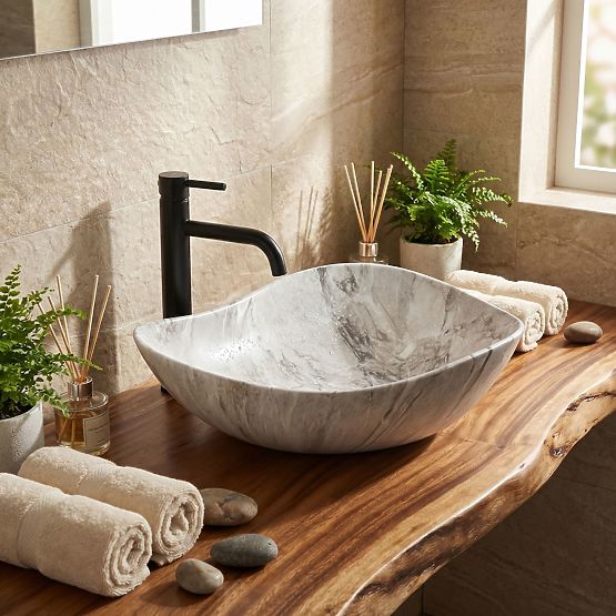 Lavabo senza tempo Rea Dora Stone