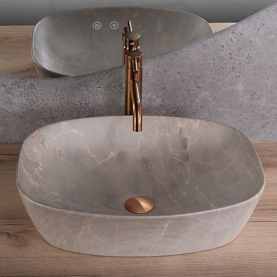 Lavabo senza tempo Rea Freja Beige