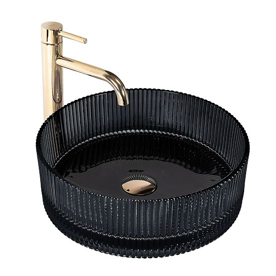 Lavabo senza tempo Rea Ingrid 36 Nero