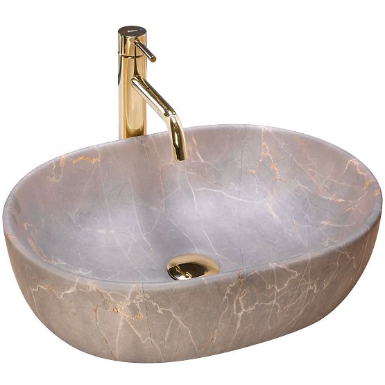 Lavabo senza tempo Rea Lara Beige