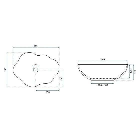 Lavabo senza tempo Rea Pearl Akoya
