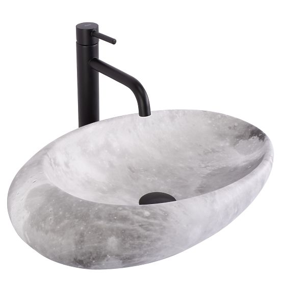 Lavabo senza tempo Rea Roxy C Stone L.GREY