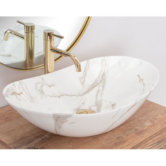 Lavabo senza tempo Rea Royal Aiax Shiny