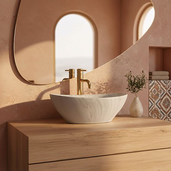 Lavabo senza tempo Rea Sofia Ash Matt