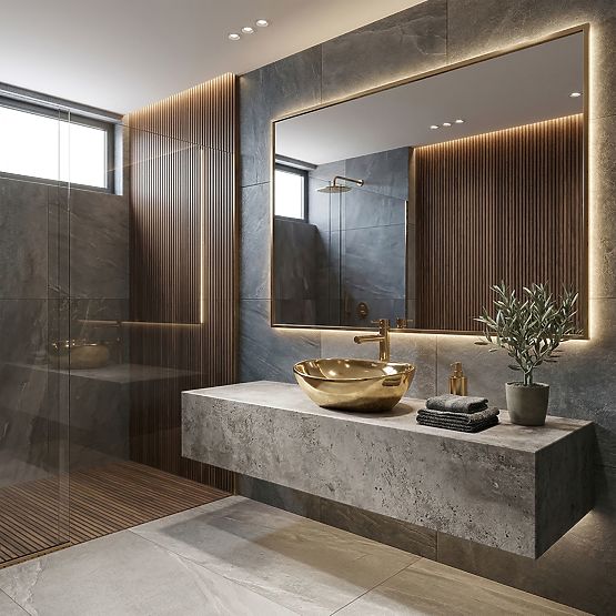 Lavabo senza tempo Rea Sofia Gold