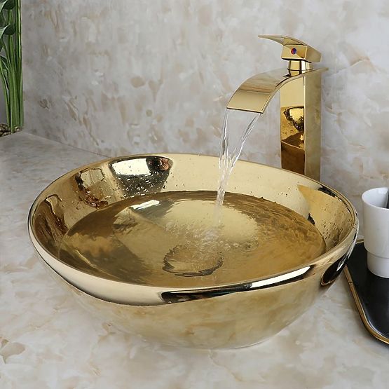 Lavabo senza tempo Rea Sofia Gold
