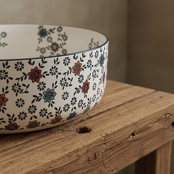 Lavabo senza tempo Rea Stefania Fiori