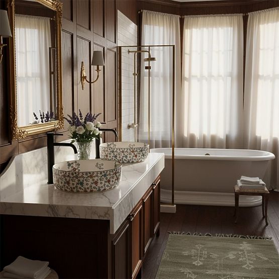 Lavabo senza tempo Rea Stefania Fiori