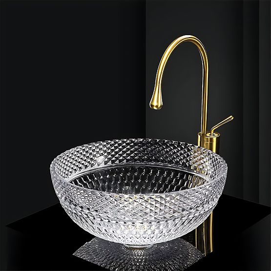 Lavabo senza tempo Rea Sue Trasparente