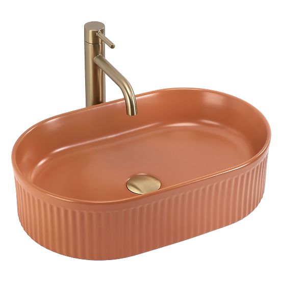 Lavabo senza tempo Rea Vanda Cinnamon Matt
