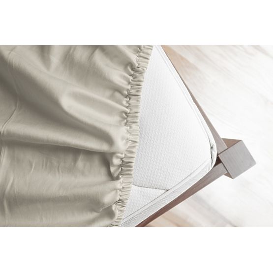 Lenzuolo in micro-pile di cotone - 160-180x200 cm - naturale