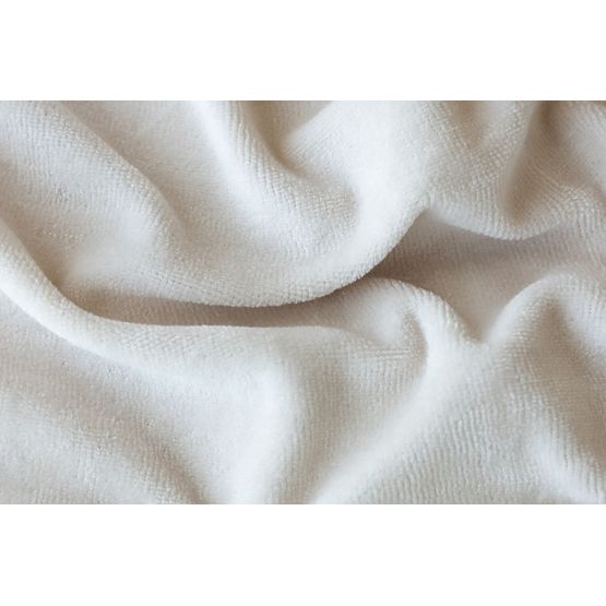 Lenzuolo in micro-pile di cotone - 160-180x200 cm - naturale