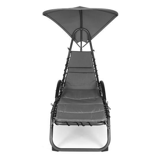 Lettino da giardino con grande tettoia ovale ModernHome