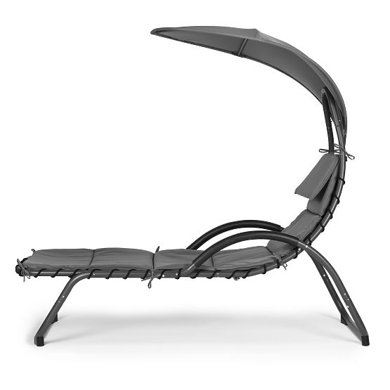 Lettino da giardino con grande tettoia ovale ModernHome