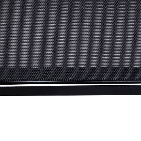 Lettino da giardino Sandy regolabile, nero/grafite