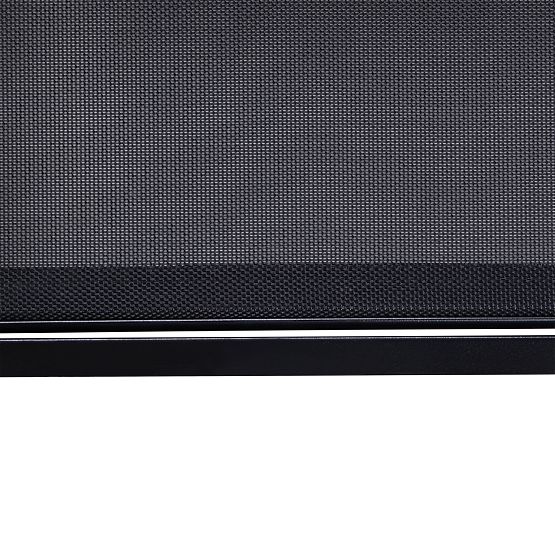 Lettino da giardino Sandy regolabile, nero/grafite