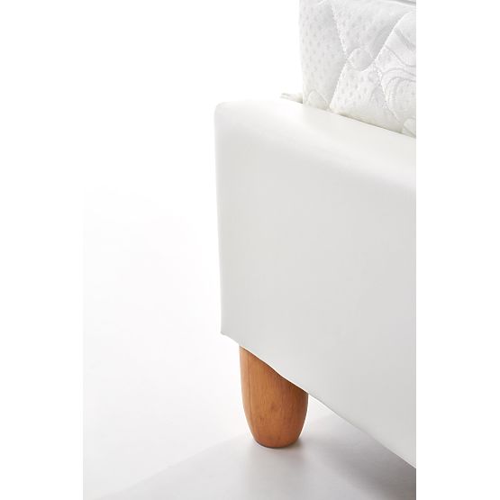 Letto imbottito 160x200 SANDY - grigio chiaro