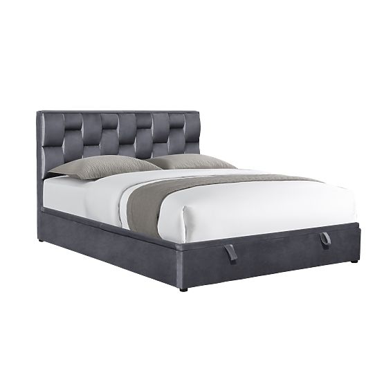 Letto ANNABEL 160 con spazio di stoccaggio grigio (3p=1ks)