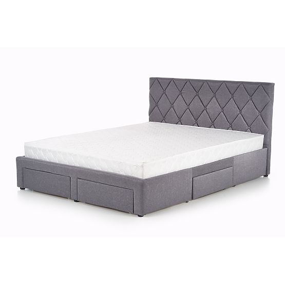 Letto BETINA 160 con cassetti grigio (4p=1ks)