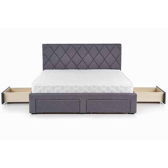 Letto BETINA 160 con cassetti grigio (4p=1ks)