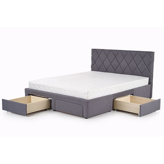 Letto BETINA 160 con cassetti grigio (4p=1ks)