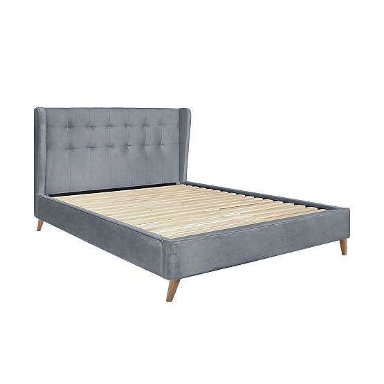 Letto ESTELLA 160 cm grigio (4p=1ks)