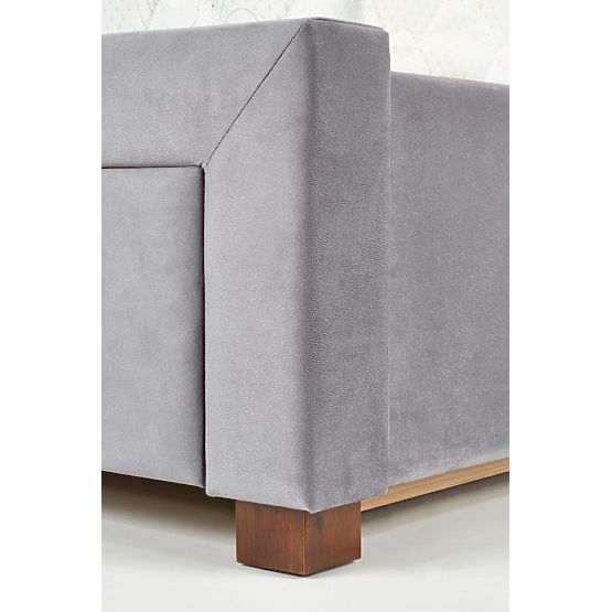 Letto imbottito 160x200 SABRINA - grigio scuro