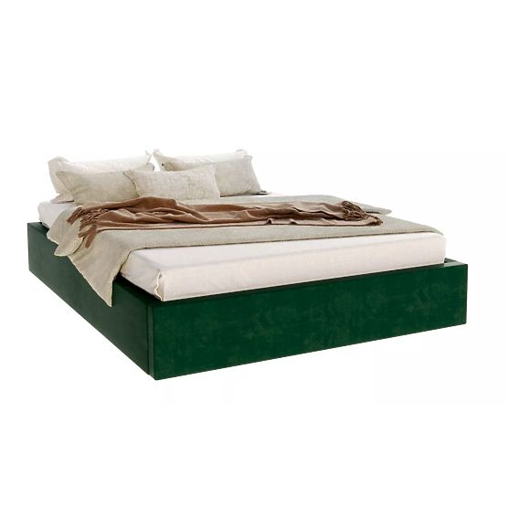 Letto imbottito ORLANDO 90 x 200 cm - Verde