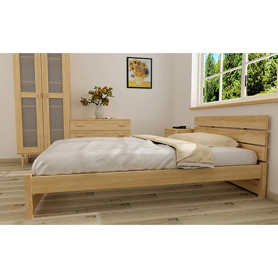 Letto in legno Max 200 x 120 cm - pino
