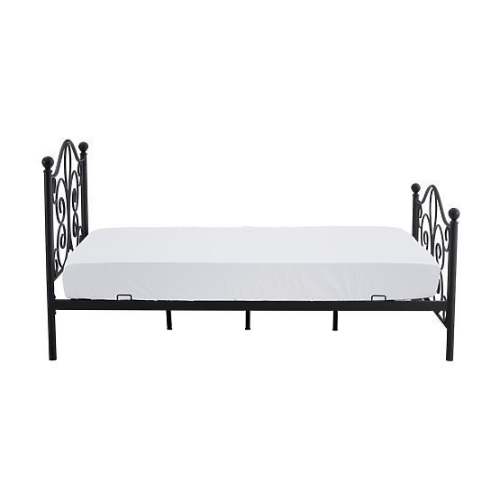 Letto in metallo PANAMA 120x200 - nero