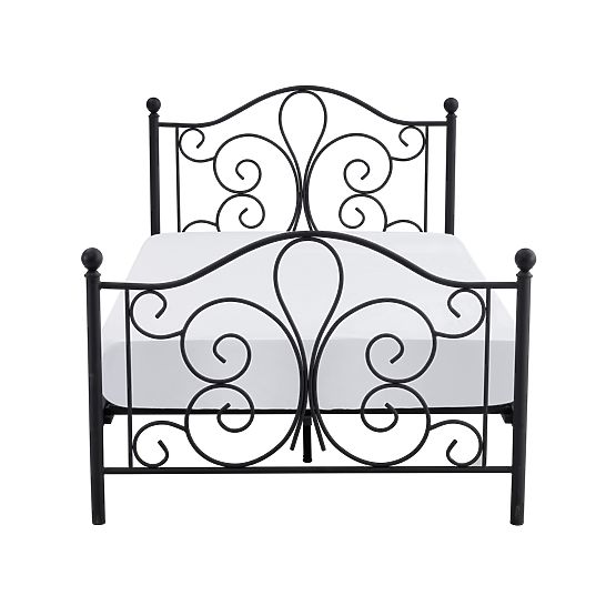 Letto in metallo PANAMA 120x200 - nero