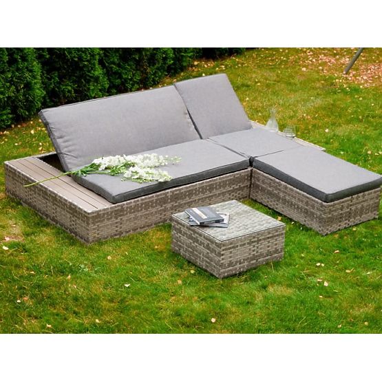 Letto multifunzionale in tecnorattan DIABOLICO