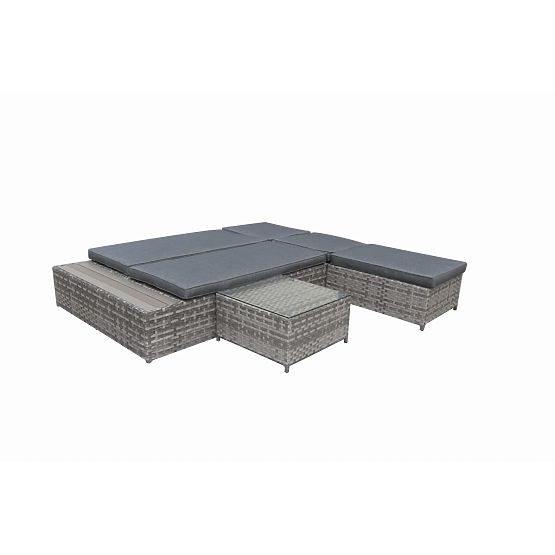 Letto multifunzionale in tecnorattan DIABOLICO