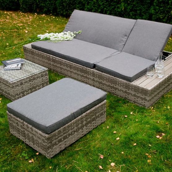 Letto multifunzionale in tecnorattan DIABOLICO