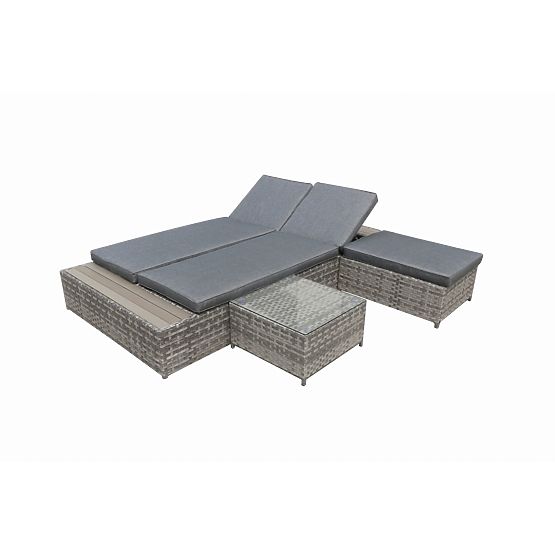 Letto multifunzionale in tecnorattan DIABOLICO