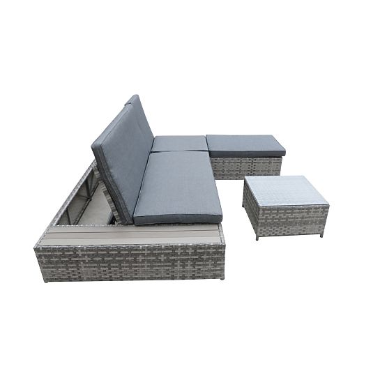 Letto multifunzionale in tecnorattan DIABOLICO