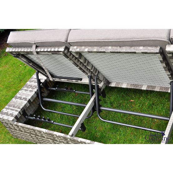 Letto multifunzionale in tecnorattan DIABOLICO