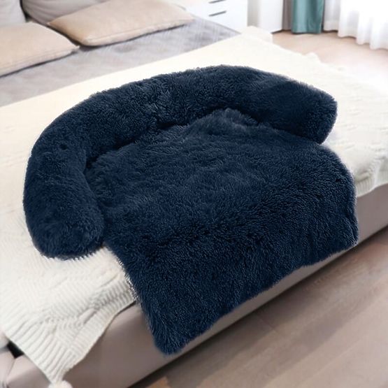 LETTO PER CANI DA DIVANO PJ-023 BLU SCURO XL