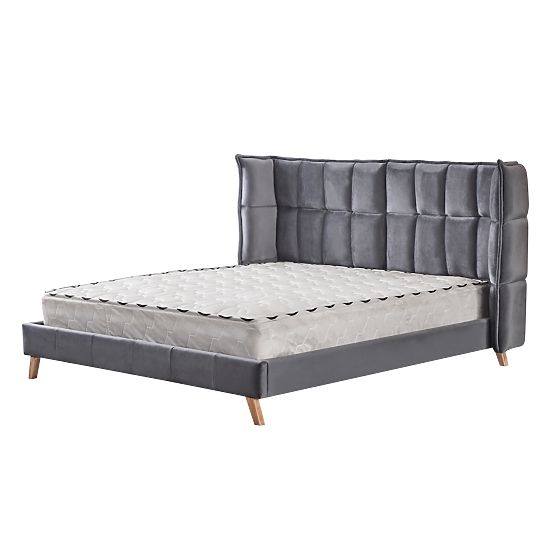 Letto SCANDINO 160, grigio (2p=1ks)