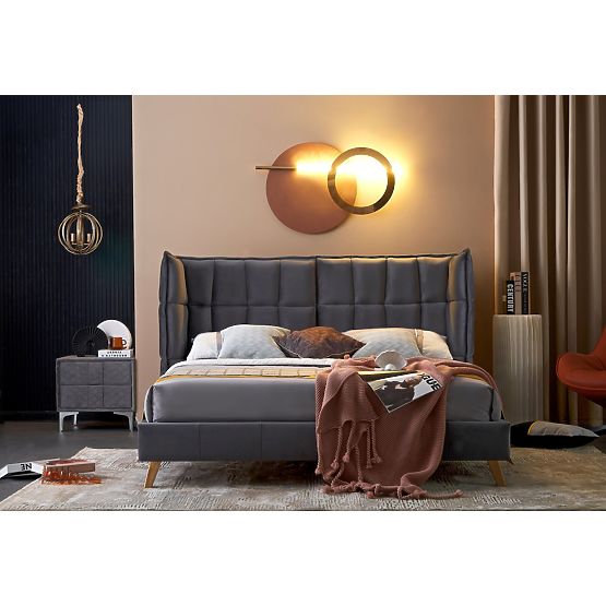 Letto SCANDINO 160, grigio (2p=1ks)