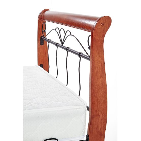 Letto VERONICA 90 cm ciliegio ant./nero