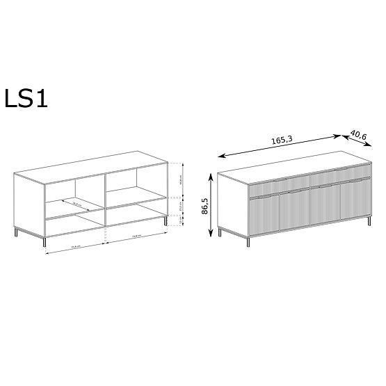 LINKaSTYLE cassettiera LS1 cashmere
